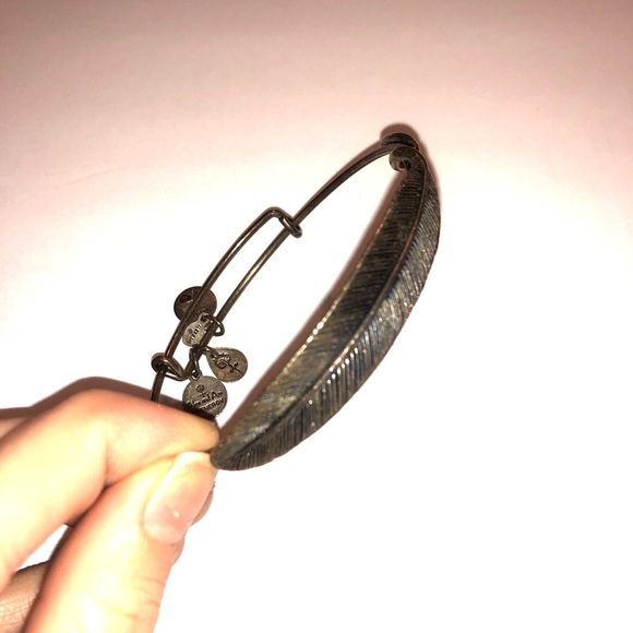 Alex and Ani Jewelry - Alex & Ani Feather Silver Bracelet